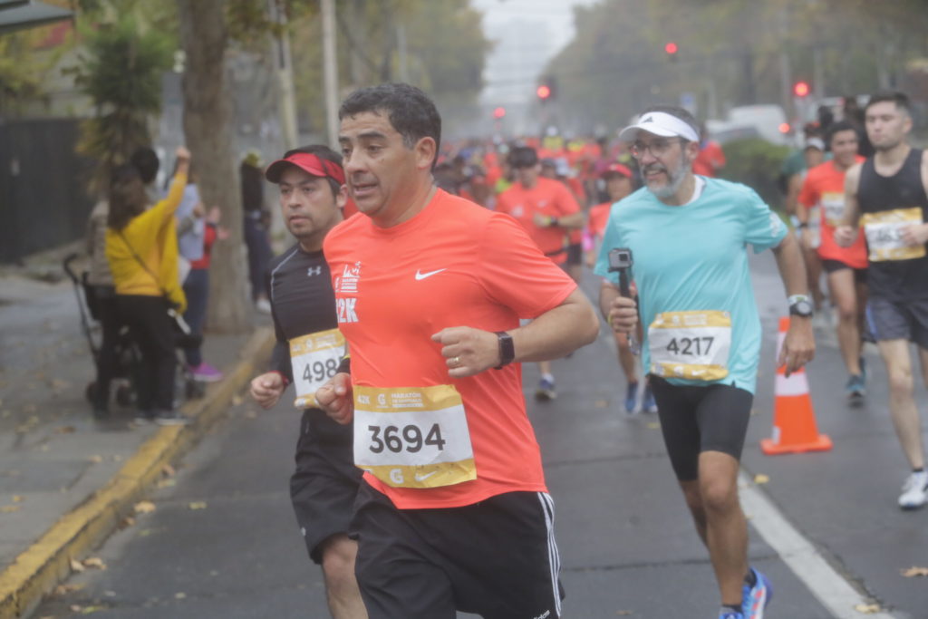 Guilherme Gimenez na Maratona de Santiago