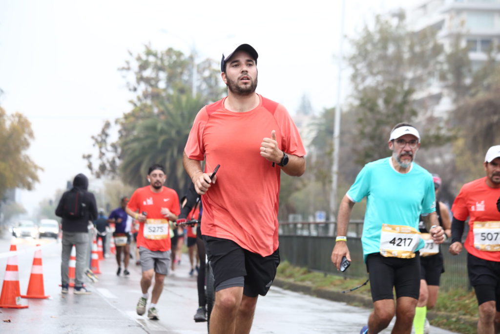 Guilherme Gimenez na Maratona de Santiago