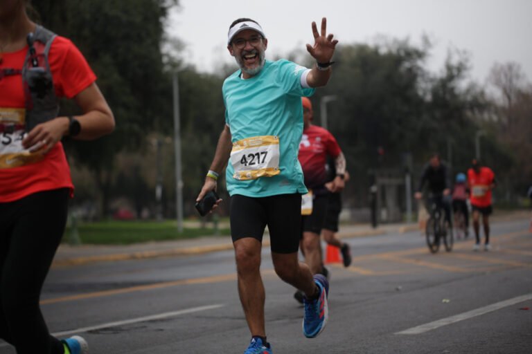 Guilherme Gimenez na Maratona de Santiago
